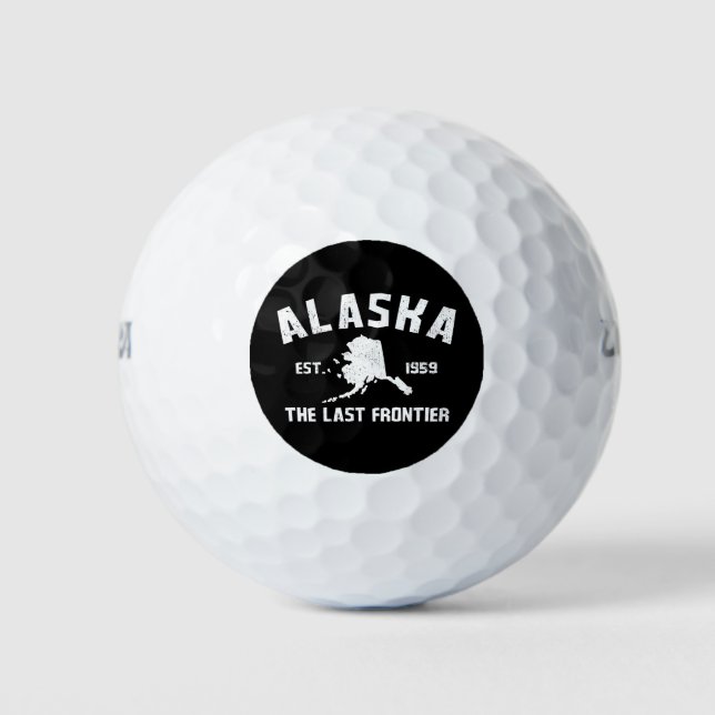 Alaska, die letzte Grenze Golfball (Vorderseite)