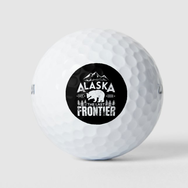 Alaska, die letzte Grenze Golfball (Vorderseite)