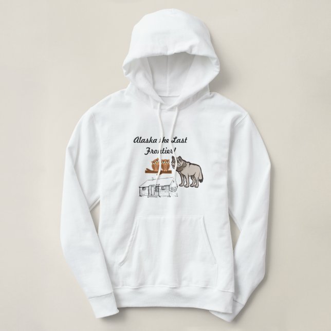 Alaska, die letzte Grenze Hoodie (Design vorne)