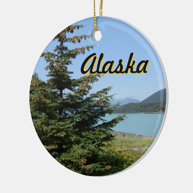 Alaska. Die letzte Grenze. Keramik Ornament (Links)