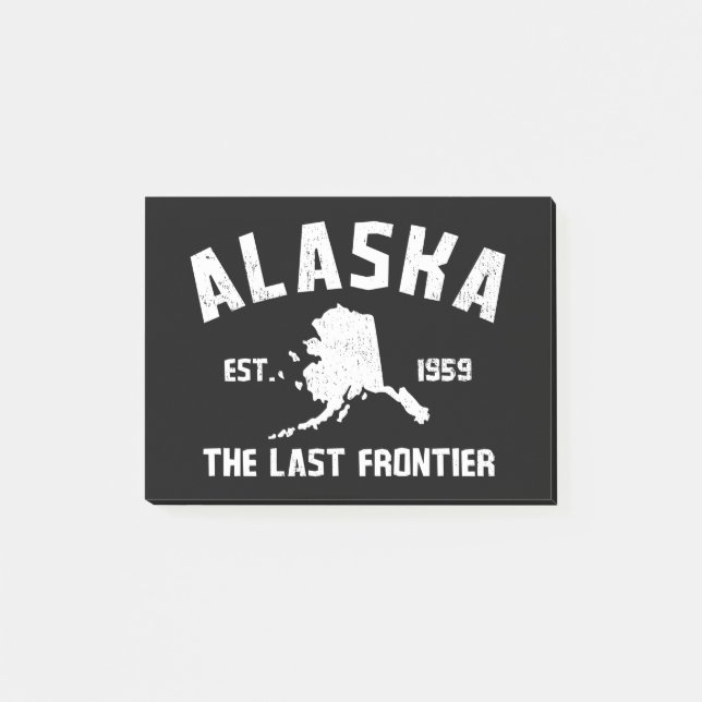 Alaska, die letzte Grenze Post-it Klebezettel (Vorderseite)