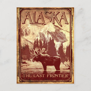 Alaska - die letzte Grenze Postkarte