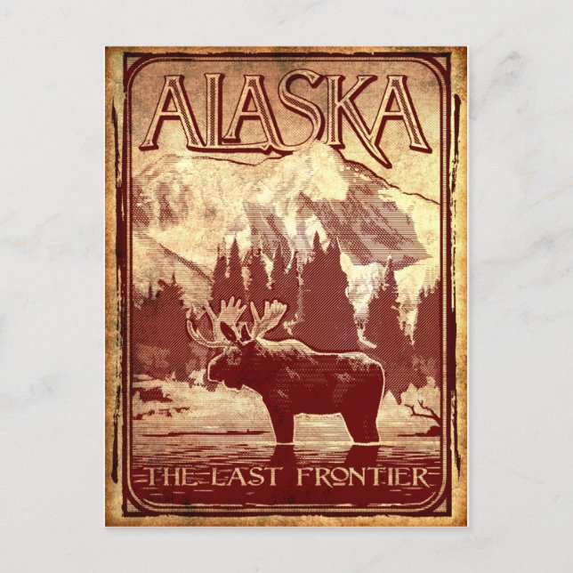Alaska - die letzte Grenze Postkarte (Vorderseite)