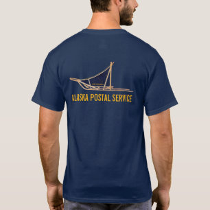 Alaska Dog Sled Postal Carrier T-Shirt