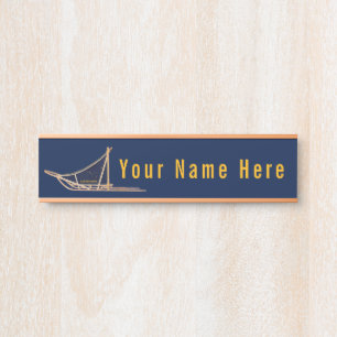 Alaska Dog Sled Postal Carrier Türschild