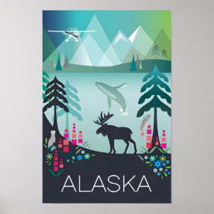 Alaska-Druck Poster