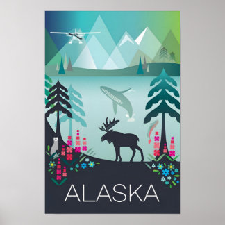 Alaska-Druck Poster