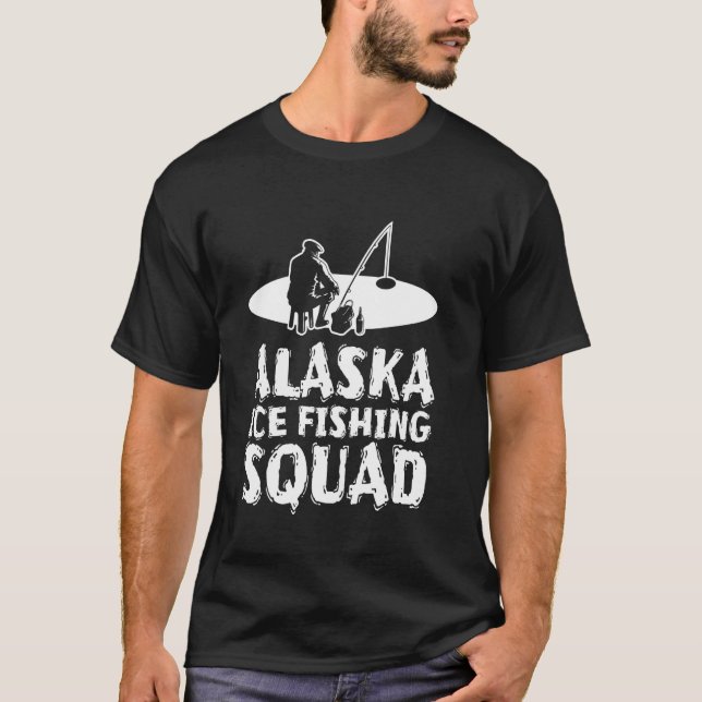 Alaska Eisangler-Team T-Shirt (Vorderseite)
