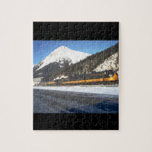 Alaska Eisenbahn F-7 #1502, mit train_Trains Puzzle