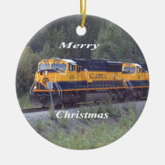 Alaska-Eisenbahn Keramik Ornament
