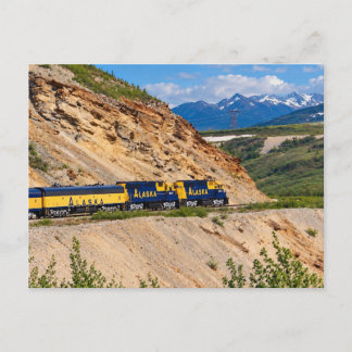 Alaska-Eisenbahn Postkarte
