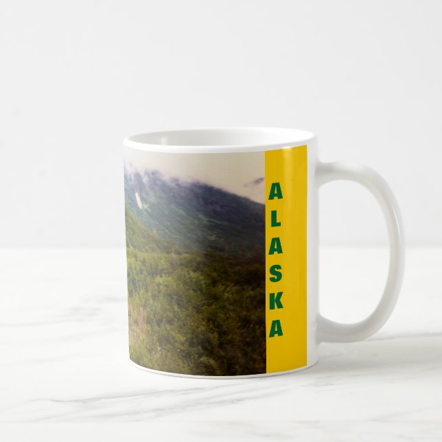 Alaska-Eisenbahn-Zug-Reise-Tasse Kaffeetasse (Rechts)