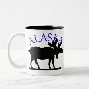 Alaska-Elche Zweifarbige Tasse