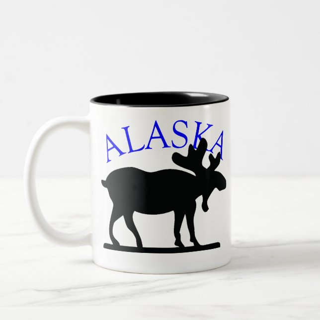 Alaska-Elche Zweifarbige Tasse (Links)