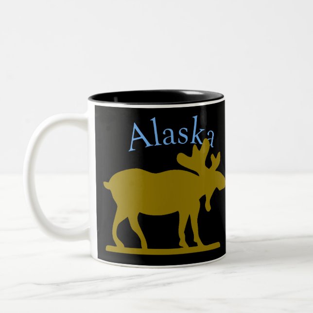 Alaska-Elche Zweifarbige Tasse (Links)