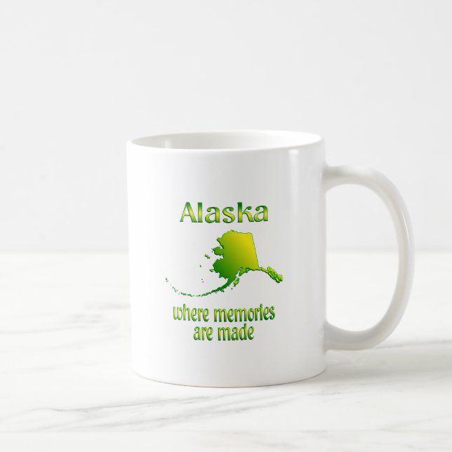Alaska-Erinnerungen Kaffeetasse (Rechts)