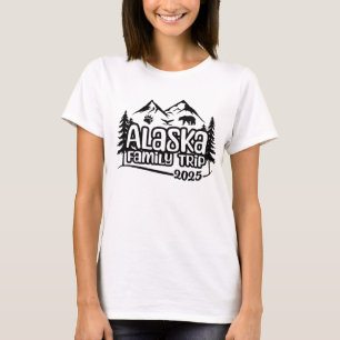 Alaska Familienkreuzfahrt, Urlaub, 2025, Alaska Re T-Shirt