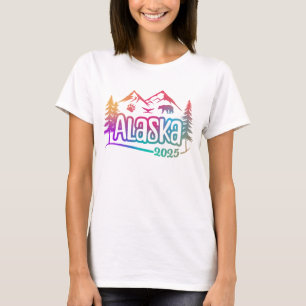 Alaska-Familienkreuzfahrt, Urlaub, 2025, Alaska-Re T-Shirt