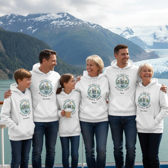 Alaska Family Cruise Trip Souvenir Hoodie (Alaska family cruise hoodie)