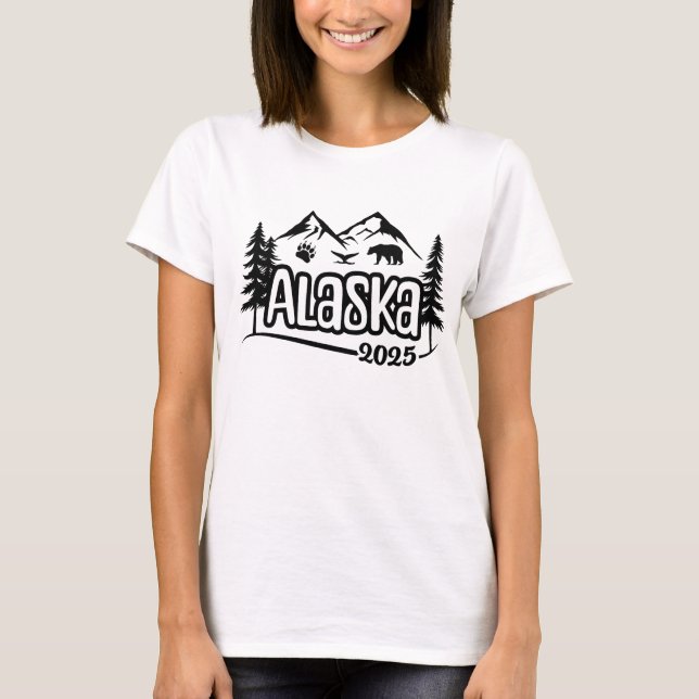 Alaska Family Cruise, vacation, 2025, Alaska Trip T-Shirt (Vorderseite)
