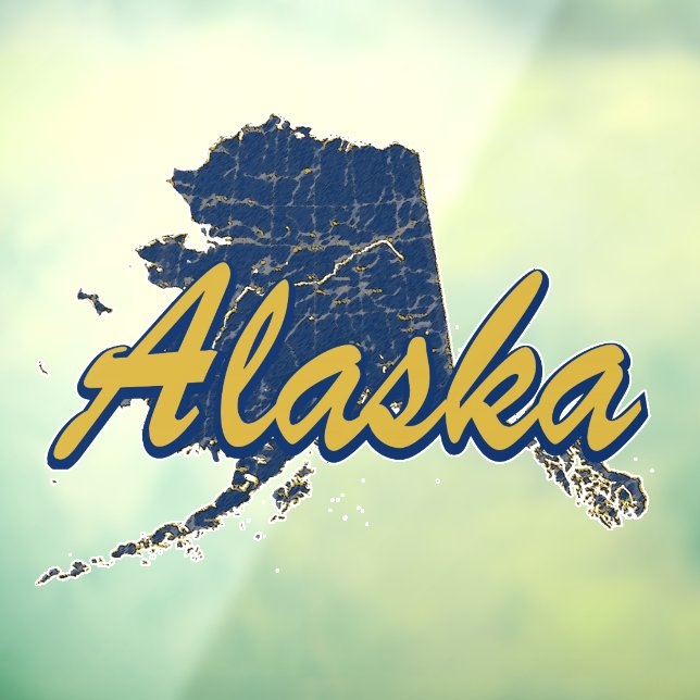 Alaska Fensteraufkleber (Blatt 3)