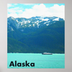 Alaska Ferry Poster