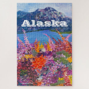 Alaska Fireweed Jigsaw Puzzle