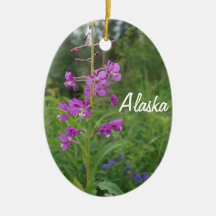 Alaska Fireweed Weihnachtsschmuck Personalisiert
