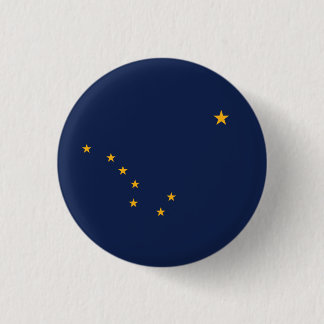 Alaska Flag Button
