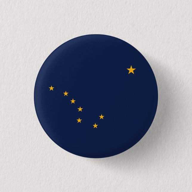 Alaska Flag Button (Vorderseite)