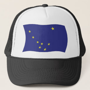 Alaska Flag Hat Truckerkappe
