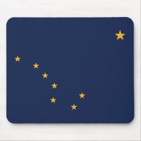 Alaska Flag Mouse Pad