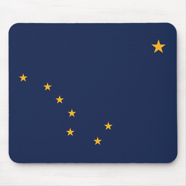 Alaska Flag Mouse Pad Mousepad (Vorne)