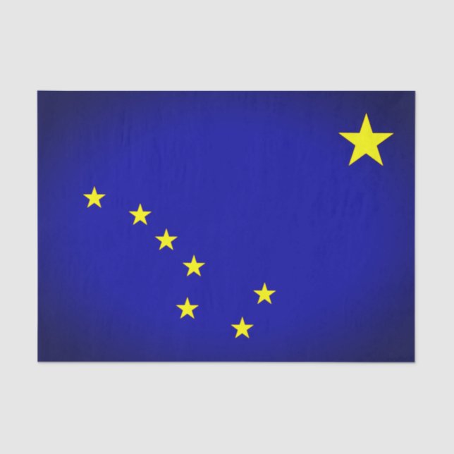 Alaska-Flag-Papier Seidenpapier (Vorderseite)