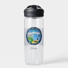 Alaska Flag, Patriotic USA, Alaska Trinkflasche