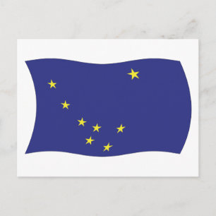 Alaska Flag Postcard Postkarte