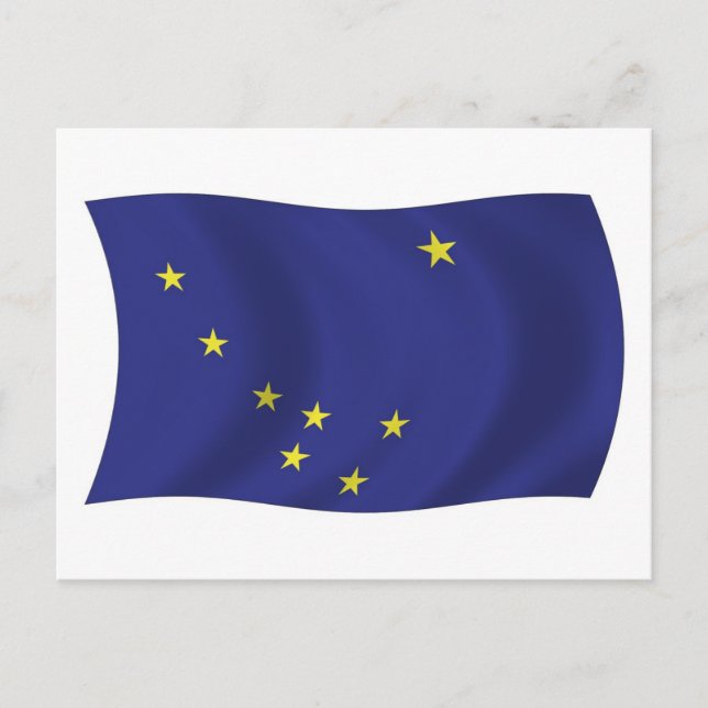 Alaska Flag Postkarte (Vorderseite)