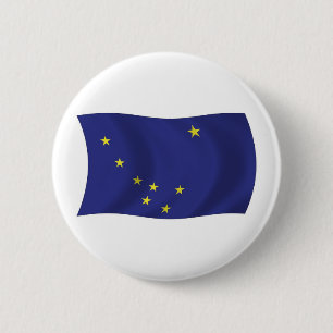 Alaska-Flagge-Button Button