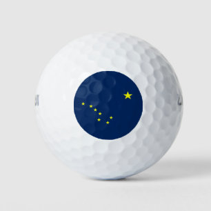 Alaska-Flagge Golfball