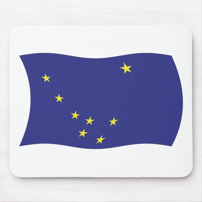 Alaska-Flagge-Mauspad Mousepad (Vorne)