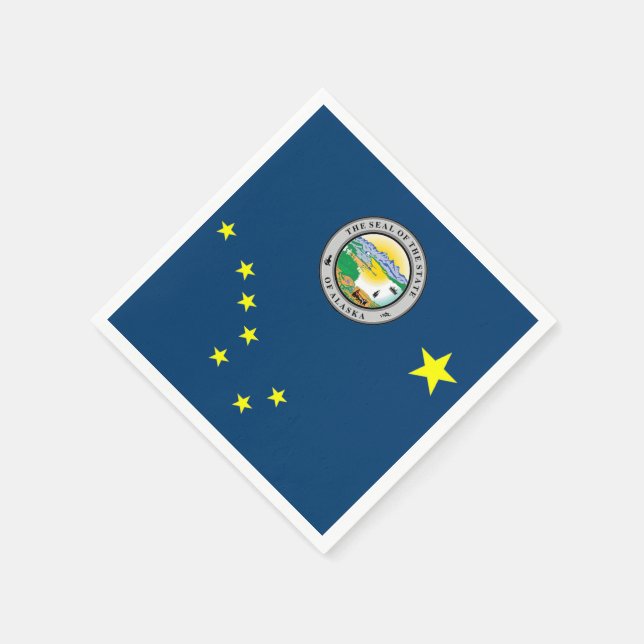 Alaska-Flagge Serviette (Ecke)
