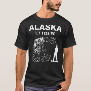 Alaska Fliegenfischen Outdoor-Abenteuer Outfit-Ide T-Shirt