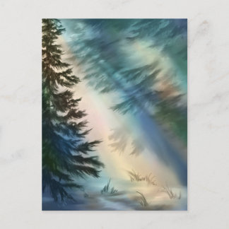 Alaska Forest Postkarte