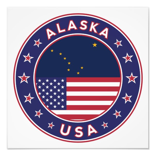 Alaska Fotodruck (Vorne)