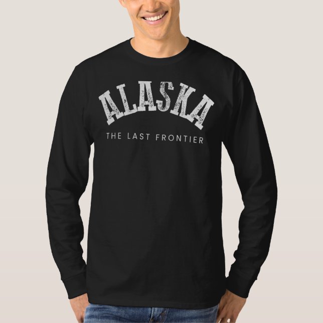 Alaska für Frauen Grafik letzte Grenze Ak 2 T-Shirt (Vorderseite)
