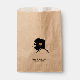 Alaska Gastgeschenk Hochzeit Leckerei Säcke, Papie Geschenktütchen