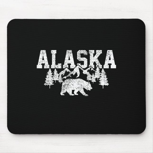 Alaska-Gebirge Wald Jagd Usa Mousepad (Vorne)