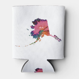 Alaska Gefärbte Krawatte Print Dosenkühler