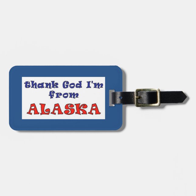 Alaska Gepäckanhänger (Vorderseite horizontal)