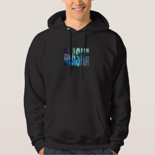 Alaska Geschenk Souvenir Aurora Borealis Northern  Hoodie